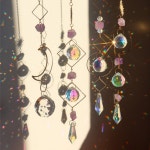 인테리어 해방타운 자개 모빌 썬캐쳐 드림캐쳐 홈데코 홀로그램 : 스마트하니D