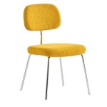 퍼푸 부클레의자 아이보리 미드센츄리의자 모던 디자인체어 : 오브엘퍼니처