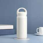 손잡이 각인가능 텀블러 500ml 아이보리 보온 보냉 각인 단체 텀블러 : Cozy kitchen