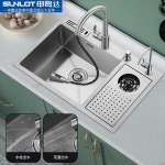 워터 스테이션 싱크볼 컵 세척 카페 위생 도자기 밀크 티 숍 바 와셔 싱글 슬롯 고압 주 : 굳즈토어