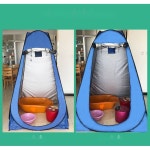 이동식 캠핑 탈의실 접이식 간이 캠핑용 샤워 화장실 야외 탈의 텐트 계곡 바다 : 하루 상인