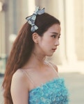 [로제블랑 크리스탈 패브릭 리본 헤어밴드] Jisoo hairband 핸드메이드 : 로제블랑