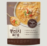간편조리 순두부찌개 즉석식품 콩비지찌개 300g 아워홈 돼지김치 : 스마트하니B