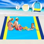 피크닉 매트 돗자리 두꺼운 해변 나일론 대형 밝은 색상 캠핑 패드방수 접이식 세탁 담요배 : 해피쇼핑7