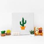 자수 1인 선인장 미술 키트 실과 바느질 재료 : 스마트하니B