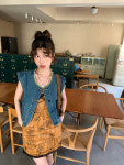 아메리칸 로우엣지 데님 베스트 자켓 : LNC
