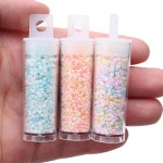 시드비즈  개 마카롱 작은 공예 씨앗 구슬 서리로 덥은 일본 유리 보석 만들기 목걸이 용품 액세서리 : 샵오오