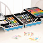 알찬 미술도구세트 풀패키지 초등입학선물 신학기선물 파랑 : 율아트