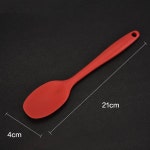 범용 내열성 통합 핸들 실리콘 스푼 스크레이퍼 주걱 아이스크림 케이크 주방 도구 기구 : 하서일