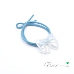 오로라 연아리본 매듭 슈슈 5색상 / 유아 유치원 초등 주니어 엄마랑 커플 머리끈 : 쁘띠봉쿠