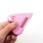 음모 숱 가위 자르기 다듬기 제모 Y존 면도 언더 비키니 헤어 라인 커팅 빗 : 스킨홀리데이