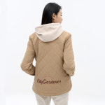 지센 여성 퀼팅 니트 배색 집업 점퍼 (LSJPN171) : 문정동로데오