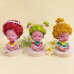 스칸디아모스 원조 못난이 인형 삼형제 공기정화식물 : 스칸디아모스   퓨어공방