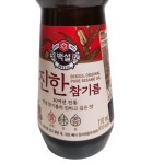 미니 진한 참기름 110ml 휴대용 고소한 백설 차박 캠핑 감성 맛있는 소스 양념 식품 : 단디판다