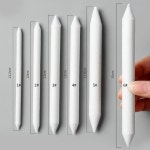 차콜 목탄연필 6Pcs 블렌딩 다양한 그루터기 스틱 Tortillon 연필가루 통심흑연 : 서현19서일