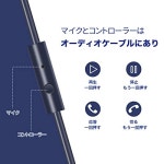 원오디오 유선 오버이어 헤드폰 50mm 드라이버 DJ용 모니터 헤드폰 Pro10 남색 : SAMURAI-STORE