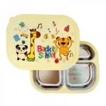 빽투스쿨 밀폐형 이중식판 도시락 3949 9F38 : 반한나48