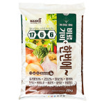 한번에 20kg 17-6-6 알비료 유기물함유 고토 칼슘 미량요소 아미노산 해조박 뿌리발육 화아분화 염류집적 연작장해 해소 텃밭비료 : 풍곡영농자재