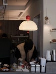 테리어스 미드센츄리 모던 밀크글라스 식탁조명 카페 테이블 샹들리에 : 테리어s
