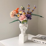 미니 꽃 블럭 플라워가든 DIY 핑크 장미 꽃 블록 : 주주니월드