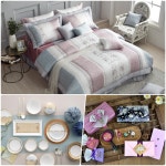 박홍근 예단이불 마리안느 패드3점 세트 & 한국도자기 결 생활반상기세트 &안성맞춤 방짜유기수저 예단패키지세트 : 더 정성