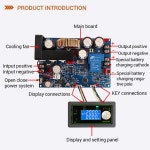 DC 전원 공급장치  0-100V 20A 1000W LED 디지털 스텝 다운 전압계 벅 정전압 전류 MPPT 태양 에너지 배터리 공급 장치 : 스타리아 몰