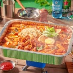 캠핑요리 우삼겹 즉석떡볶이 냄비 밀키트 2인분 : 마켓티어