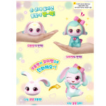 꼬미마녀라라 라라의 봉봉꼬미 피규어 +스티커 세트 꼬미펫 펫프 꼬몰랑 꼬마마녀 장난감 : 새똥이꿀복이