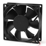 80mm DC 12V 2pin PC 컴퓨터 데스크탑 케이스 CPU 쿨러 쿨링팬 : 오브컴퍼니