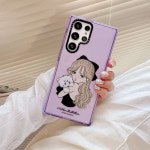 갤럭시 S23 S22 S21 S20 플러스 울트라 예쁜공주 실리콘 범퍼 핸드폰 케이스 : 빠른바른이