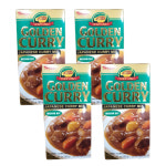 에스비 골든 커리 중간매운맛 92g x 4개 고형 고체카레 SB Golden Curry : MS스포츠