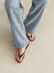 H3003 무드 톤 4cm 쪼리힐 플립플랍 (3color) : 러셋