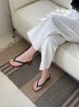 H3003 무드 톤 4cm 쪼리힐 플립플랍 (3color) : 러셋