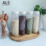 ALS 3구 조미료통 650ml 소금 후추 고춧가루 보관용기 보관통 : 해피수수