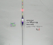 별찌 민물 대물 LED 올림 전자찌 역광 솔리드 딥퍼플필드 4점등 전자찌 : 드림탑