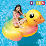 인텍스 옐로우덕 라이드온 튜브 57556 물놀이용품 오리튜브 라운지튜브 : 케이에스몰 써니워터