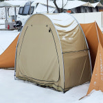 휴대용 쉘터텐트 A (카키베이지) 자전거 바이크 퀵보드 보관 캠핑 장박 짐보관 간이 창고 소형 텐트 : 세원비닐