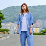 [P0006] 남여공용 30수 생활한복 한벌 여름 시원한 개량한복 법복 승복 사찰복 패션한복 감성한복 오버핏한복 여행룩 정국한복 공항패션... 