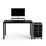 209애비뉴 제로데스크 화이트 1200X600 게임용 / 컴퓨터 책상 게이밍 데스크 : 209애비뉴