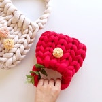 자이언트 얀 실 루피망고 가방 만들기 DIY 키트 : 키트야놀자