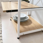 타이디 전자렌지 500 수납장 다이 광포 오븐 전기밥솥 거치대 레일 선반 : 리빙위즈