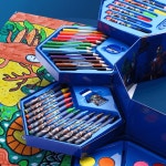 미술놀이 컬러링북 색칠공부 크레파스 세트 미술도구 46종 : 책임상사