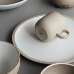 [B-Grade] 모네프 핸드메이드 환원 도자기 노아 시리즈 원형접시 (중) 20cm : 프라이스클럽