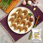 식탐대첩 풀잎마켓 신선재료 갈비만두 1kg : 식탐대첩