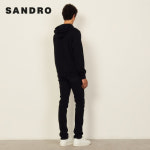 산드로 sandro 봄 여름 남성 농장 시리즈 유행 흑돼지 프린트 스웨터 SHPSW00 : 타오바오 스토어