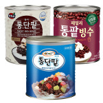 아띠 빙수용 통단팥 3kg 대용량 팥빙수 토핑 : 더커피 주식회사