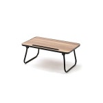 타케다 코퍼레이션 로우테이블 접이식 미니 나뭇결무늬 브라운 50×30×21cm 접이식 미니 테이블 BR 81465 : TLK구매대행