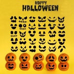 할로윈 스티커 만들기 귤 호박 표정 유령 사탕 포장 할로윈데이 소품 어린이집 30종세트 : 화이트팩토리