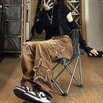 여성 데일리룩 와이드 데님 팬츠 청바지 Nru412KTK3 : 요링링스