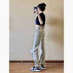 여성 데일리룩 와이드 데님 팬츠 청바지 Nru412KTK2 : 요링링스